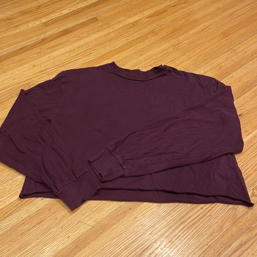 TNA crop long sleeve shirt